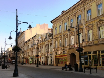 Lodz Piotrkowska-Straße. © Anemone Rüger