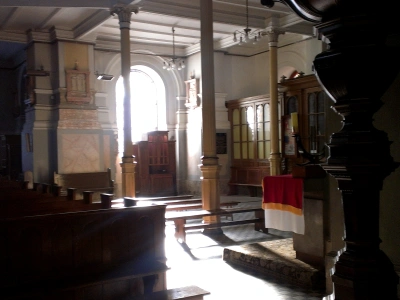 Ehemals lutherische Trinitatiskirche, heute katholische Heiliggeistkirche am Anfang der Priotrkowska-Straße. © Anemone Rüger