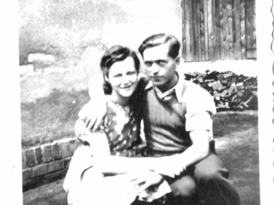 Lilo und Alwin „Peter“, ca. Frühjahr 1943, aus Opas Kriegskiste. © Anemone Rüger