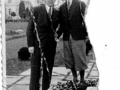 Zalis Vater Avraham (l.) vor dem Krieg. © privat